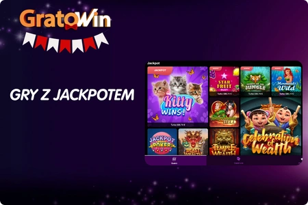 Automaty z jackpotami progresywnymi w kasynie GratoWin.