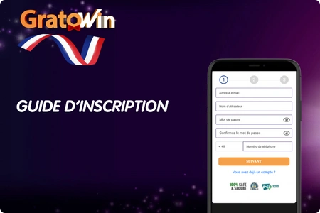 Guide étape par étape pour s’inscrire sur le casino GratoWin.