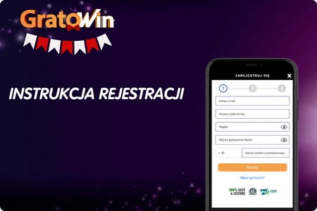 Przewodnik krok po kroku po rejestracji w kasynie GratoWin.
