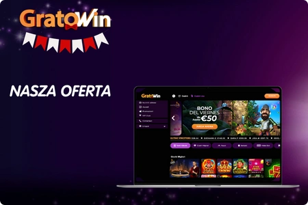 Wybór ekskluzywnych gier w Grato Win z tematycznymi slotami, progresywnymi jackpotami.